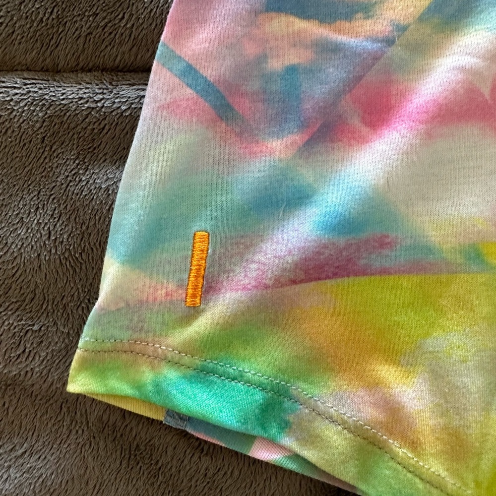 Colorful Tie Dye Lucy Tech Activewear Tank Top - Picture 8 of 8